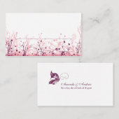 座席表~バタフライガーデン3 プレイスカード (正面/裏面)