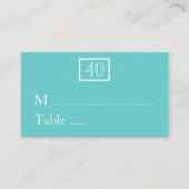 座席表/名刺 – アクア プレイスカード (正面)