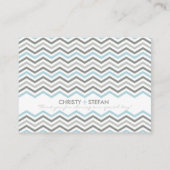 座席表:: chevron1 3 プレイスカード (裏面)