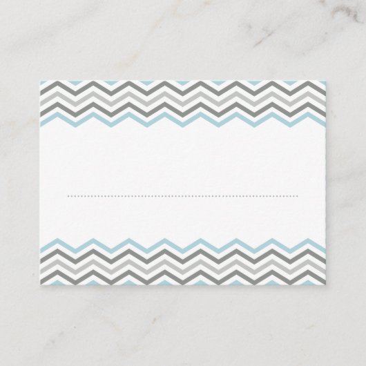 座席表:: chevron1 3 プレイスカード (正面)