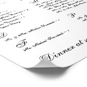 座席配置図 ポスター (角)