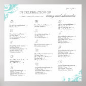 座席配置図 ポスター (正面)