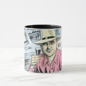 座席61.の人のNo.1公式のマグ マグカップ (中央)