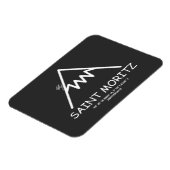 座標サンモリッツ・スイス マグネット (左側)