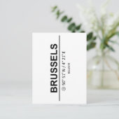 座標ブリュッセル ポストカード (スタンド正面)