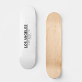 座標ロサンゼルス スケートボード (正面)