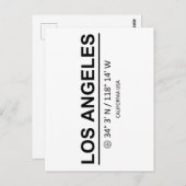 座標ロサンゼルス ポストカード (正面/裏面)