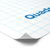 座標飛行機グラフ紙 ポスター (角)