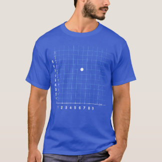 座標67 数学教師 おもしろ数学ジョーク Tシャツ