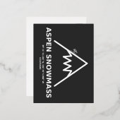 座標《植物》アスペンスノーマスコロラド 箔シーズンポストカード (正面/裏面)