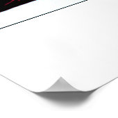 座猫油絵ポスタークラシックラウンドスティー ポスター (角)