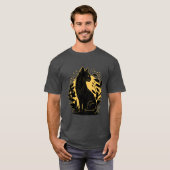 座猫 Tシャツ (正面フル)