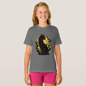 座猫 Tシャツ (正面フル)