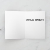 「座礁させた」第18バースデー・カード カード (内部)