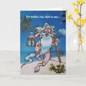 「座礁させた」第21誕生日 カード (黄色い花)