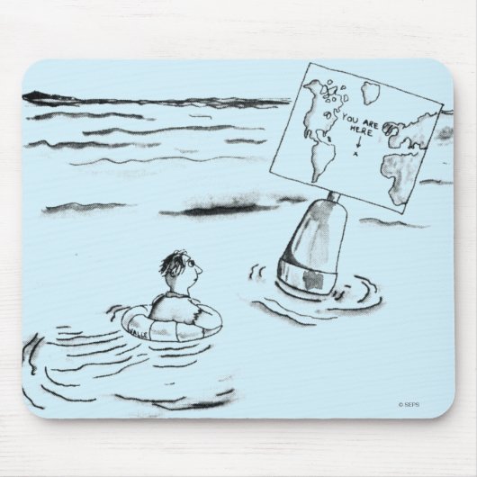 座礁させる マウスパッド (正面)