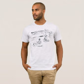 座礁させる Tシャツ (正面フル)