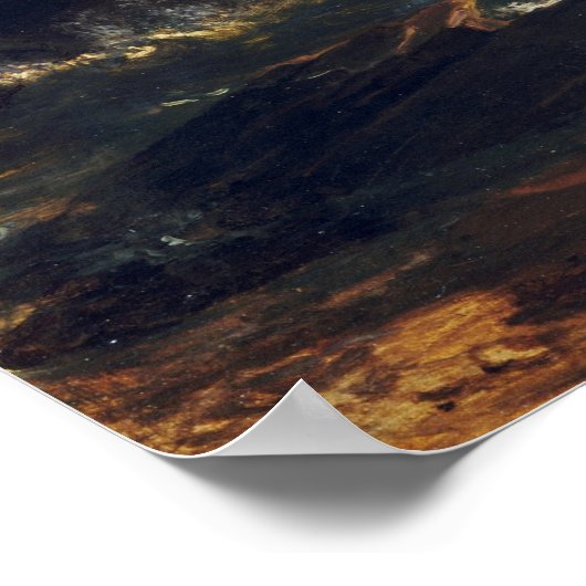 座礁した船 – Asher Durandファインアートポスター ポスター (角)