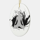 座禅オーナメント セラミックオーナメント (左)