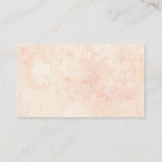 座禅トライバルデザイン 名刺 (裏面)