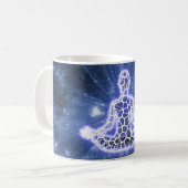 座禅ヨガティーカップコーヒーマグ コーヒーマグカップ (正面左)