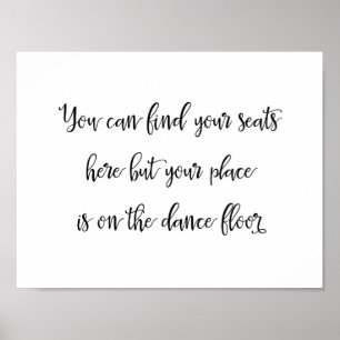 座結婚標記号  書道 ポスター