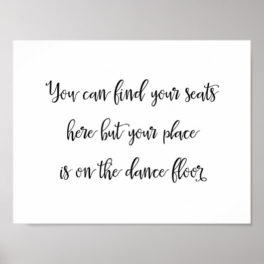 座結婚標記号 |書道 ポスター (正面)