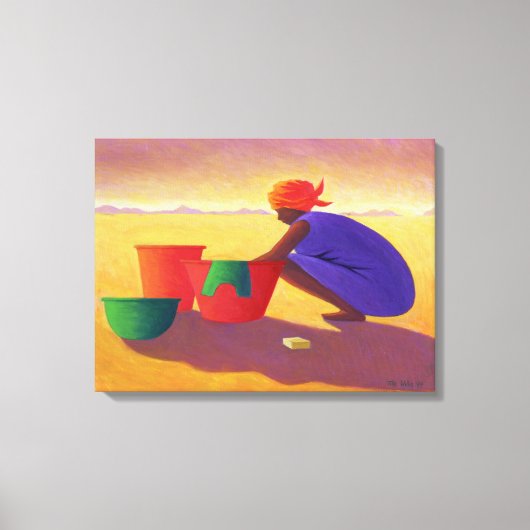 座金女性1999 キャンバスプリント (正面)