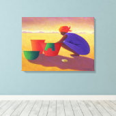 座金女性1999 キャンバスプリント (インサイチュ (ウッドフロア))