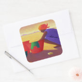 座金女性1999 スクエアシール (封筒)