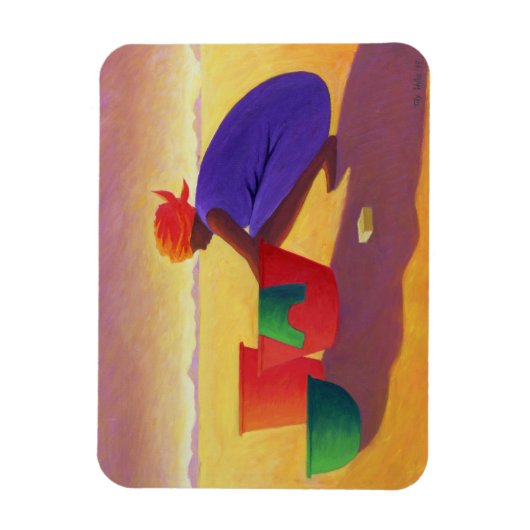 座金女性1999 マグネット (縦)