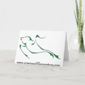 庭いじりをすることは明日信じることです カード (裏面)