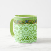 庭いじりをする新しい日の庭のマグは呼吸にあります マグカップ (正面左)