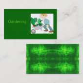 庭いじりをするdh_landscape_clipart [1] 名刺 (正面/裏面)