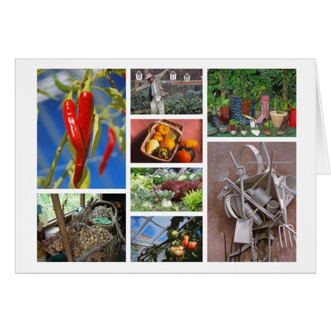 庭いじりを恋人のカード (正面横)