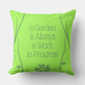 庭おもしろい園は常に進行中である アウトドアクッション (正面)
