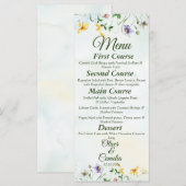 庭お洒落の水彩野花の夏 (正面/裏面)