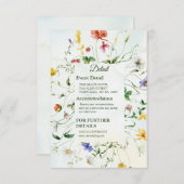 庭お洒落水彩野花の夏 (正面/裏面)