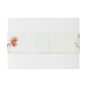 庭お洒落野生の花サマー結婚ズ 招待状ベリーバンド (裏面例)