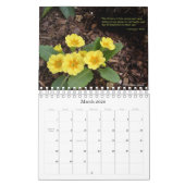 庭からのインスピレーション カレンダー (3月 2026)