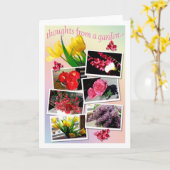 庭からの想い… カード (黄色い花)