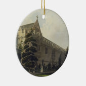 庭から見られる聖ヨハネの大学illustrat セラミックオーナメント (右)