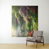 庭での早朝 タペストリー (インサイチュ)