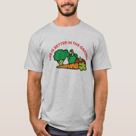庭での生活が最高な男のTシャツ Tシャツ