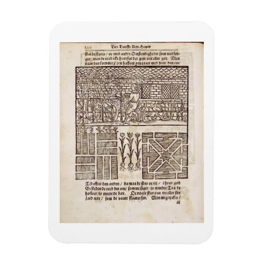 庭での訓練と植え付け， 'ダットから マグネット (縦)