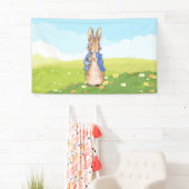 庭でウサギのピーター 横断幕 (インサイチュ)