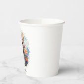 庭でカスタマイズ可能なフランス語 紙コップ (左)