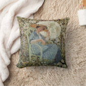 庭でジヴェルニーbyフレデリック・フリセケ クッション (ブランケット)