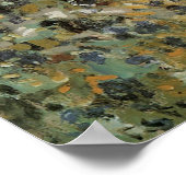 庭でジヴェルニーbyフレデリック・フリセケ ポスター (角)