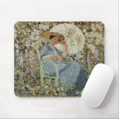 庭でジヴェルニーbyフレデリック・フリセケ マウスパッド (マウス)